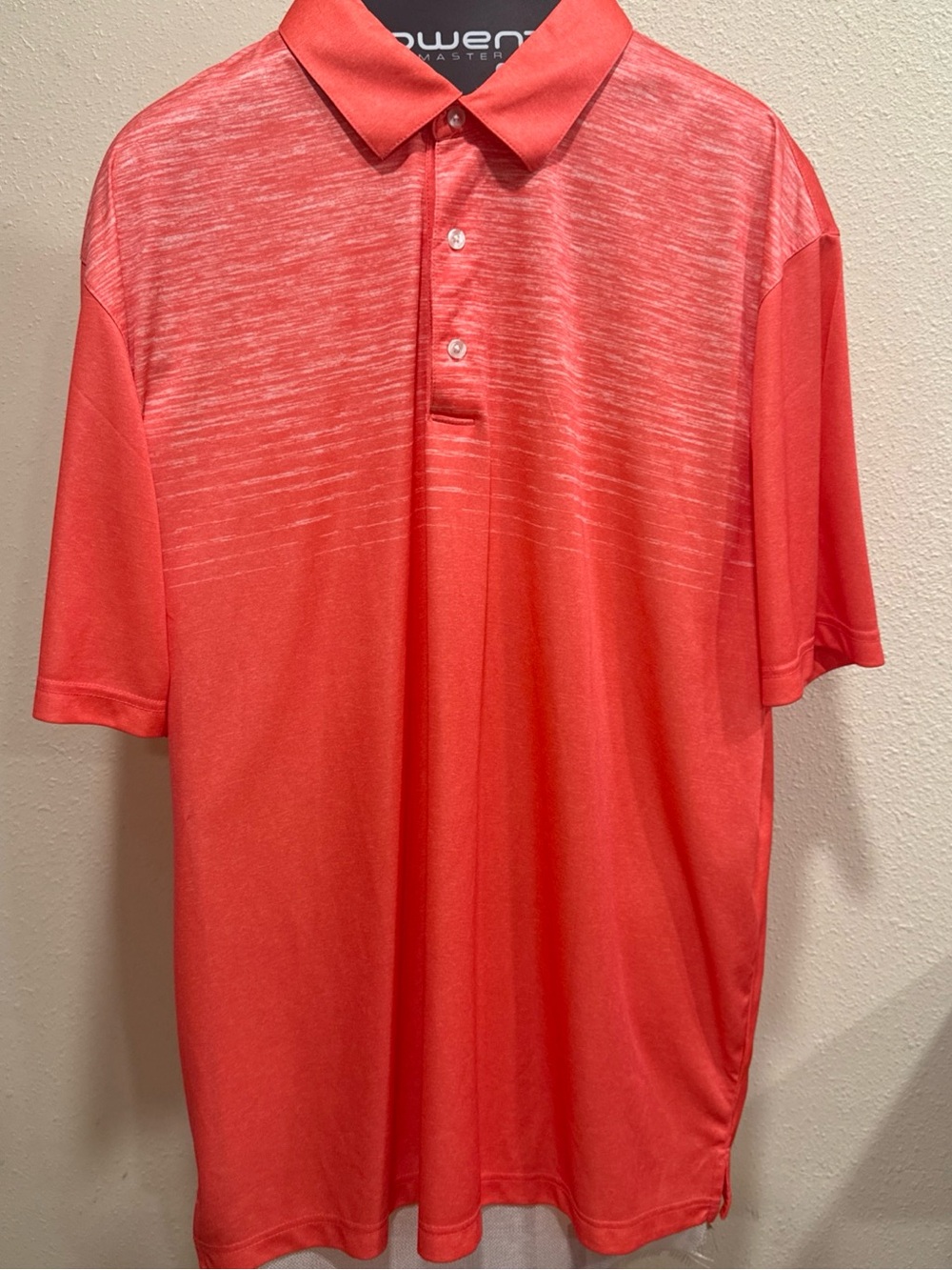 Greg Norman Collection Coral Heather Polo Shirt